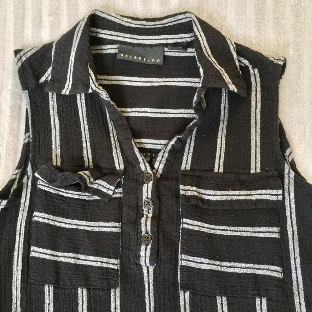 Sleeveless Striped Dress